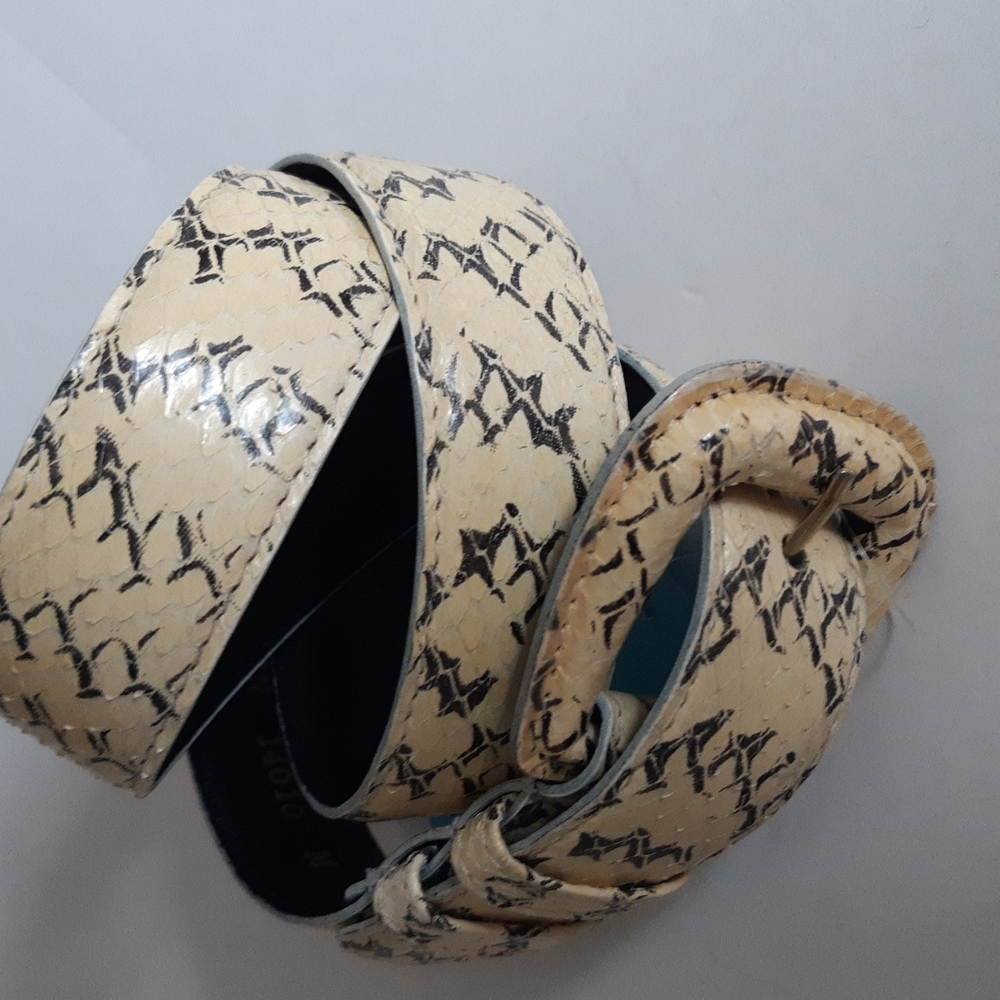 Vintage Genuine Snake Skin Belt